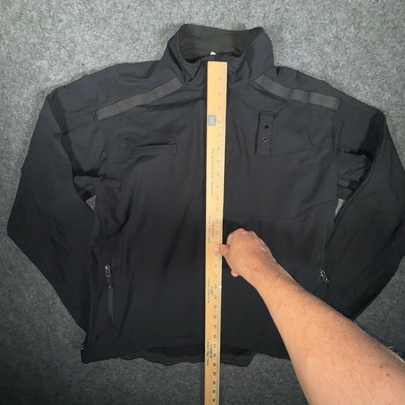The North Face Apex Softshell Jacket Mens Large Black Fleece Lined Full Zip - Picture 5 of 11